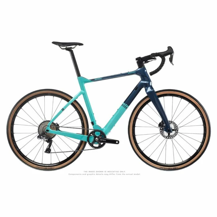 Vélo Gravel Bianchi Arcadex GRX 810 Di2 Vert Céleste
