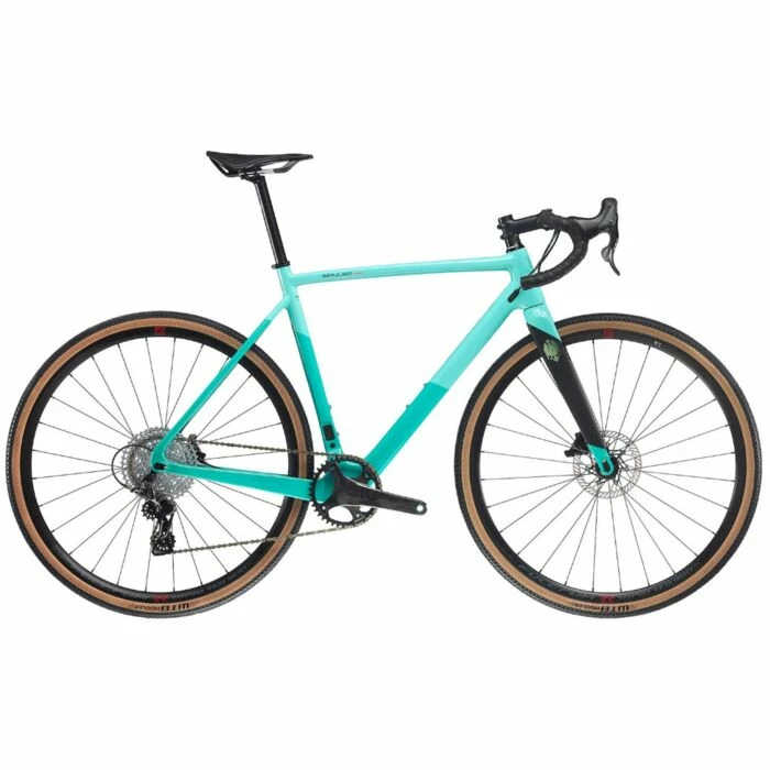 Vélo Gravel Bianchi Impulso Pro Ekar 13V Vert Céleste 2023