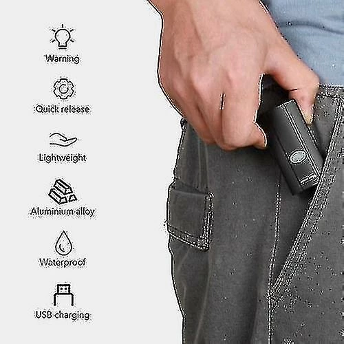 HSKMALL Outils De Vélo Outils De Vélo 2 En 1 Lumière De Vélo Usb Rechargeable Casque De Cyclisme Phare – Image 3