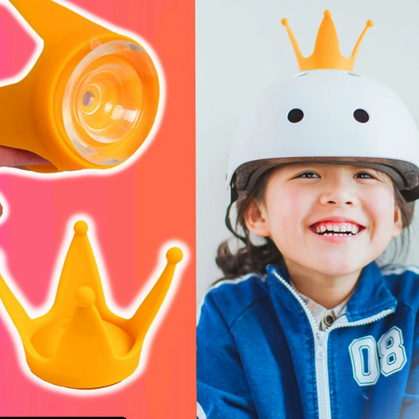 Unbranded Décoration De Couronne De Casque Pour Enfants Avec Ventouse – Image 2