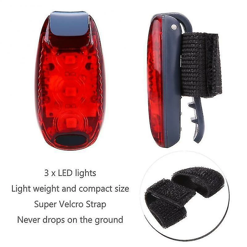 U Need U Besoin Multifonctionnel Extérieur Mini Warning Light Bicycle Tail Light Sac à Dos Light Casque Light Running Warning Light – Image 2
