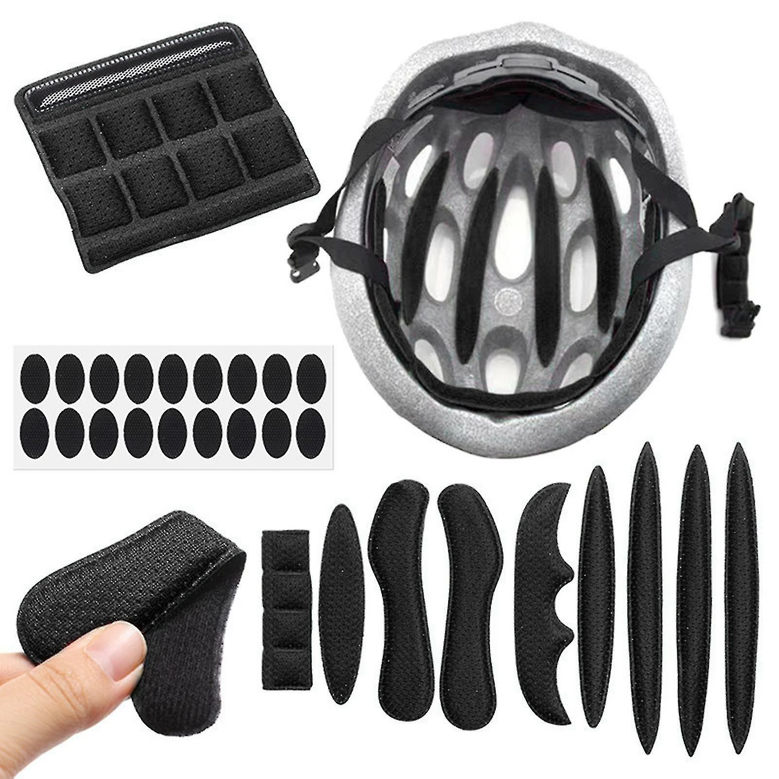 Unbranded 27pcs / Set Ultralight Helmet Pad Universal Amovible Anti Collision Casque Rembourrage Casque Accessoire – Image 4