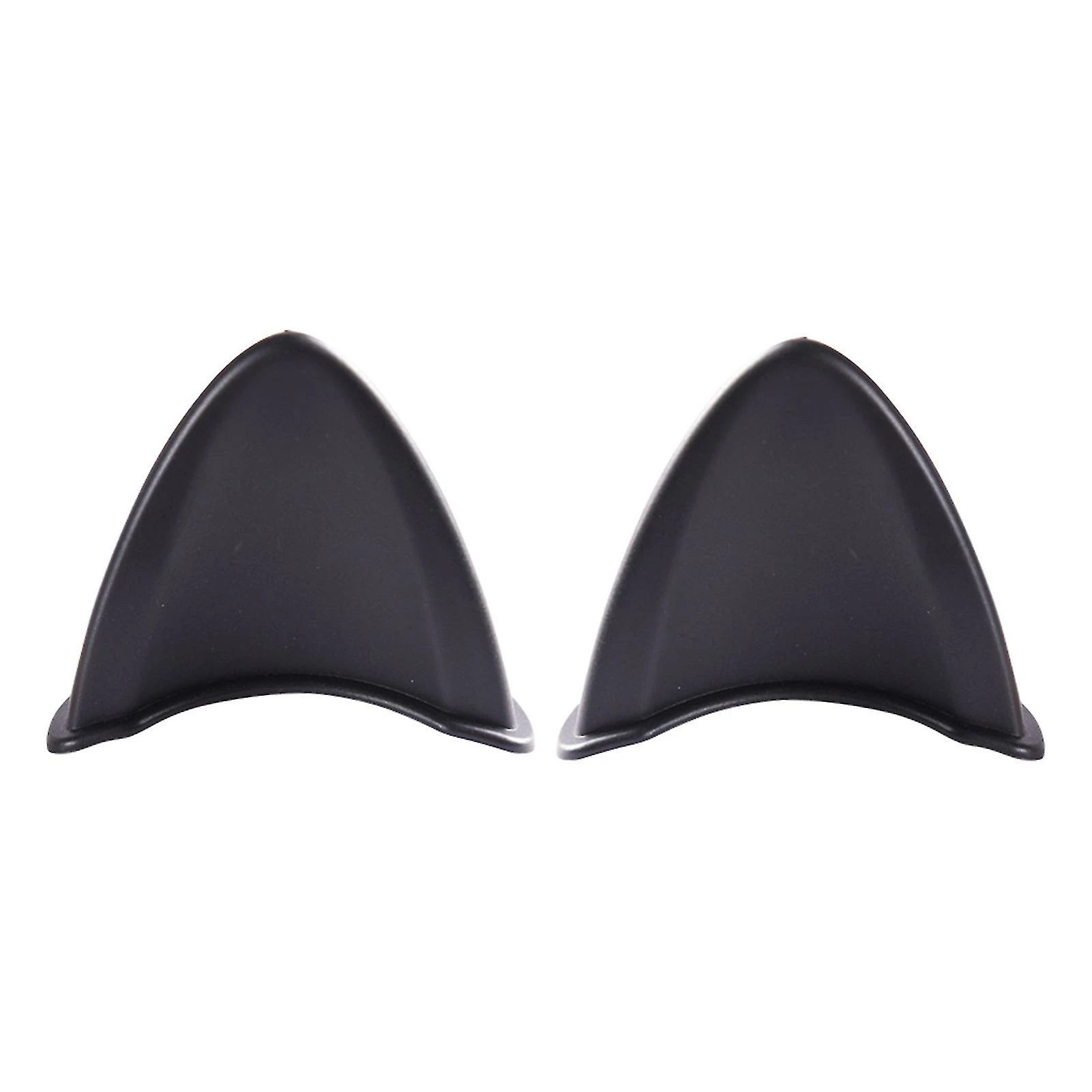 Unbranded 2pcs Casque Auto-adhésif Oreilles De Chat Accessoire D’ornement Pour Moto