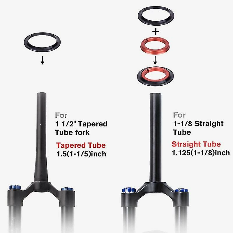 Unbranded Casque De Vélo 41.8 / 52mm Tube Droit Fourche Direction Roulement Casque – Image 5