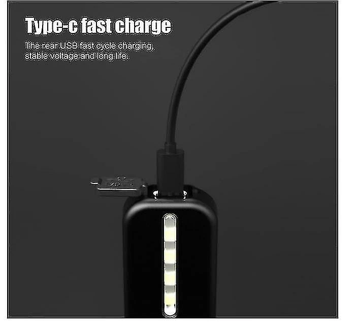 Unbranded Lumière De Vélo Rechargeable Led Feux Avant Et Arrière, Lumières Puissantes Imperméables Et Antichocs, Lumières De Casque – Image 4
