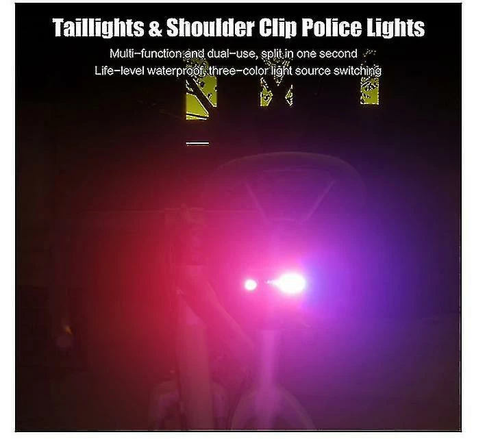 Unbranded Lumière De Vélo Rechargeable Led Feux Avant Et Arrière, Lumières Puissantes Imperméables Et Antichocs, Lumières De Casque – Image 5