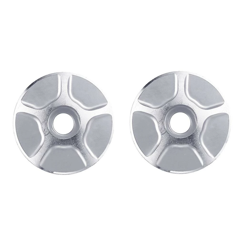 Unbranded 2pcs Vélo Vélo Alliage D’Aluminium Casque Cap MTB Vélo Casque Top Cap Cover
