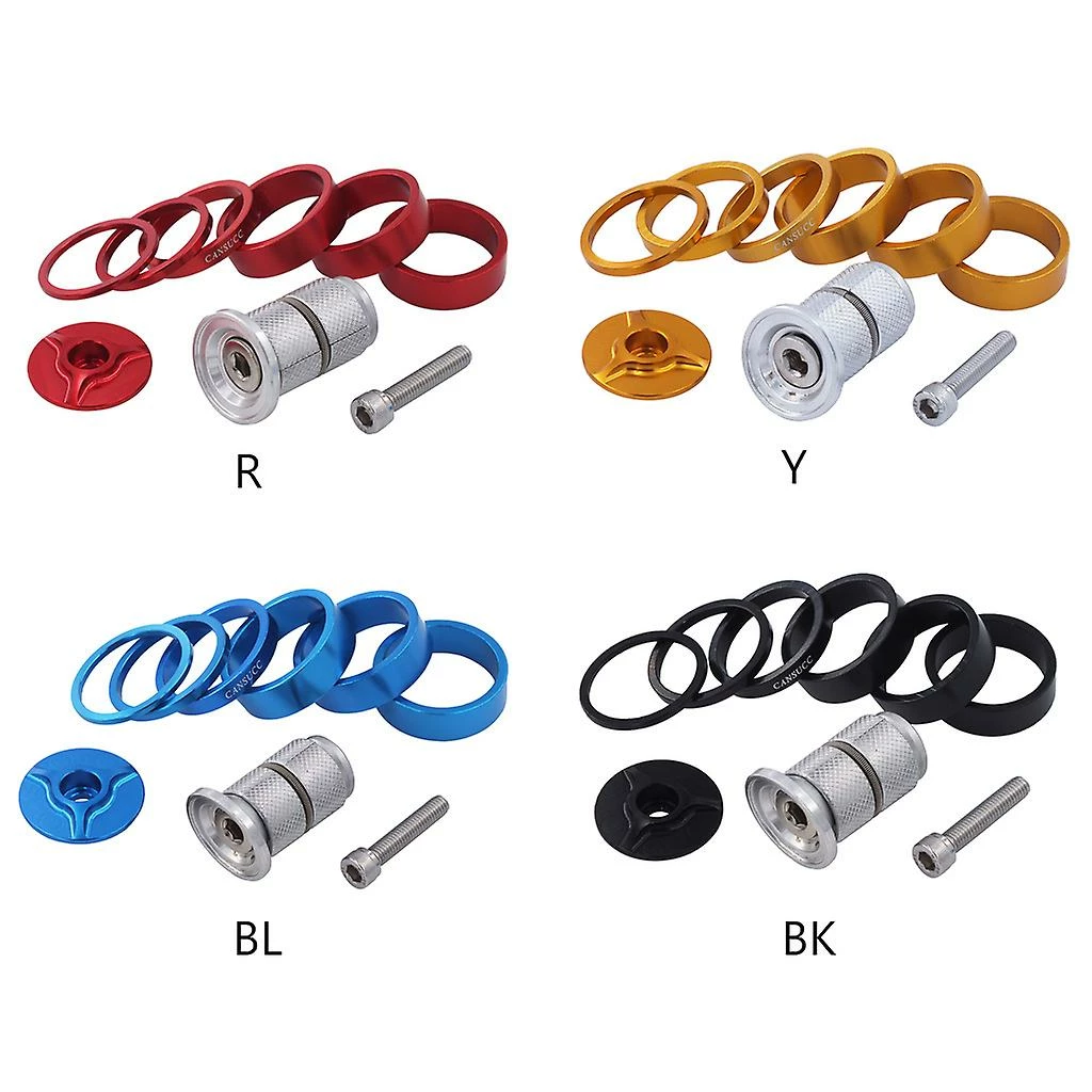 Unbranded 1/8 Pouces D’espacement De Casque W / Tige Top Cap Casque Star Nut – Image 3