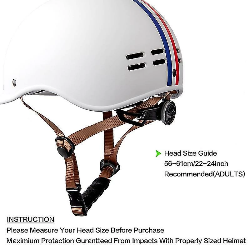 Redmiter Casque De Vélo Pour Adultes Sécurité Cycliste Hommes Femmes Navetteur Urbain Certifié CE – Image 4