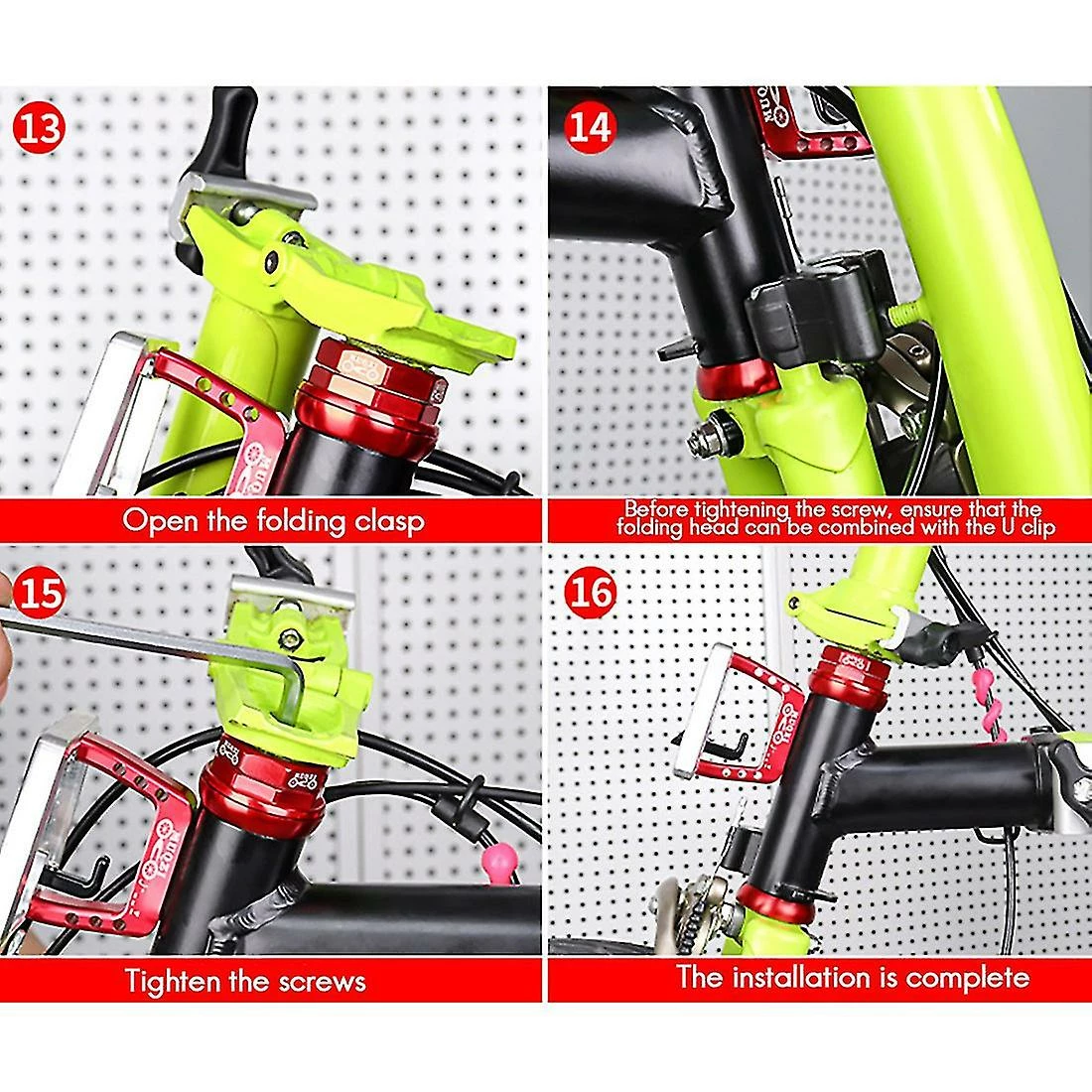 Unbranded Casque Muqzi 34mm Compatible Avec Brompton 1 1/8 Pouce (28,6 Mm) Compatible Withk Headset,4 – Image 4