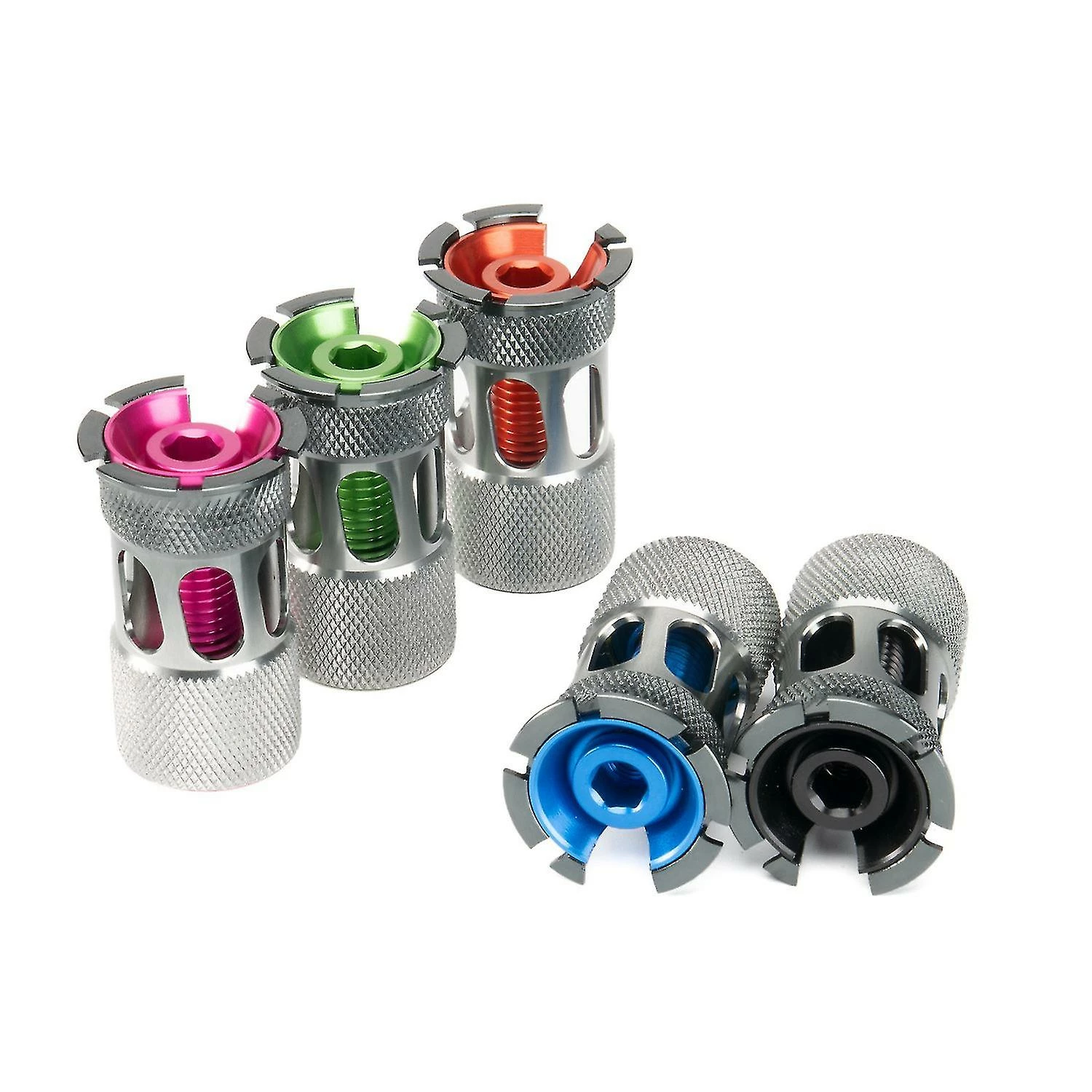 Unbranded Vélo Fourche Avant Casque De Levage Noyau Pour 28.6mm Pièces De Vélo, Orange – Image 3