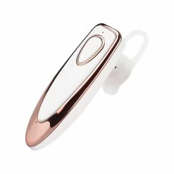 Casque Bluetooth Wabjtam Avec Micro Appels Mains Libres, écouteur Bluetooth Sans Fil Antibruit (1pcs, Or Rose)