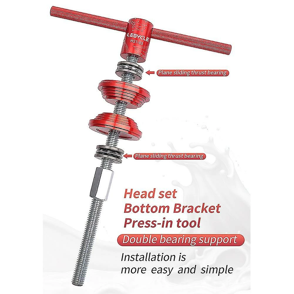 Unbranded Casque De Vélo Installer Des Outils De Suppression Vélo Boîtier De Pédalier De Vélo Roulement Outil De Presse Pour Vélo De Route Repa – Image 2