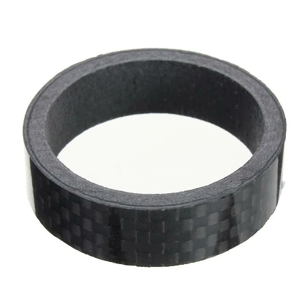 Unbrand 5x Vélo Fibre De Carbone Casque Fourche Espaceur Anneau De Vélo Joint Front Fourche Laveuse – Image 5