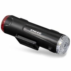 Unbranded Casque De Vélo Léger Imperméable à L’eau Lumières De Vélo Avant Et Arrière Pour Mountain Road