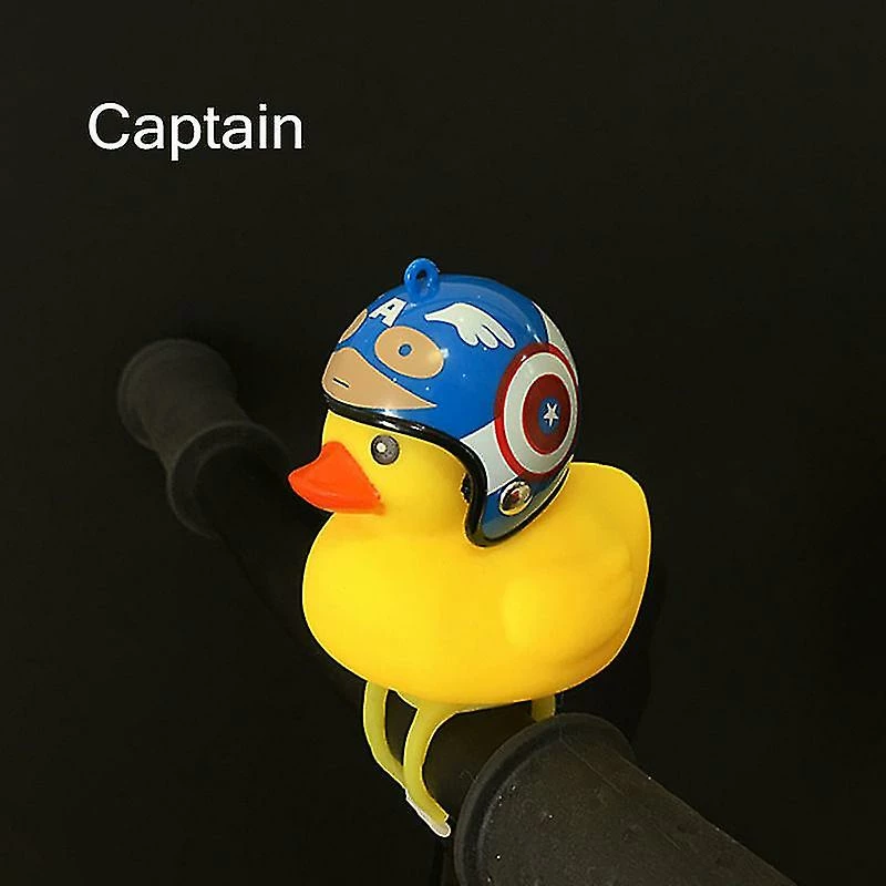 Unbranded VTT Vélo De Route Cloche Petit Canard Jaune Avec Casque Klaxon Pour Enfants, Vélo Guidon Accessoires Adultes Jouets Enfants