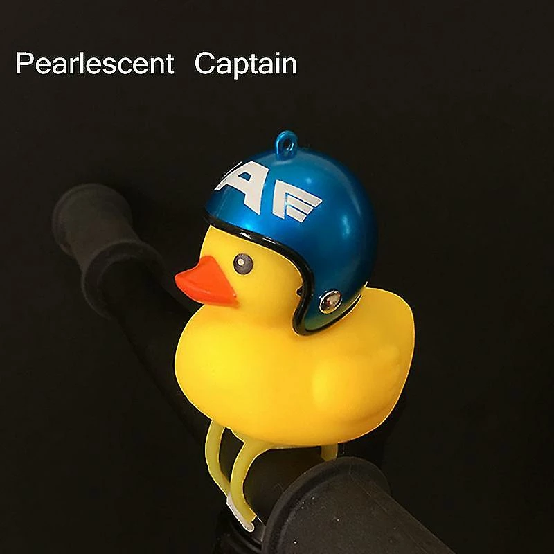Unbranded VTT Vélo De Route Cloche Petit Canard Jaune Avec Casque Klaxon Pour Enfants, Vélo Guidon Accessoires Adultes Jouets Enfants – Image 5