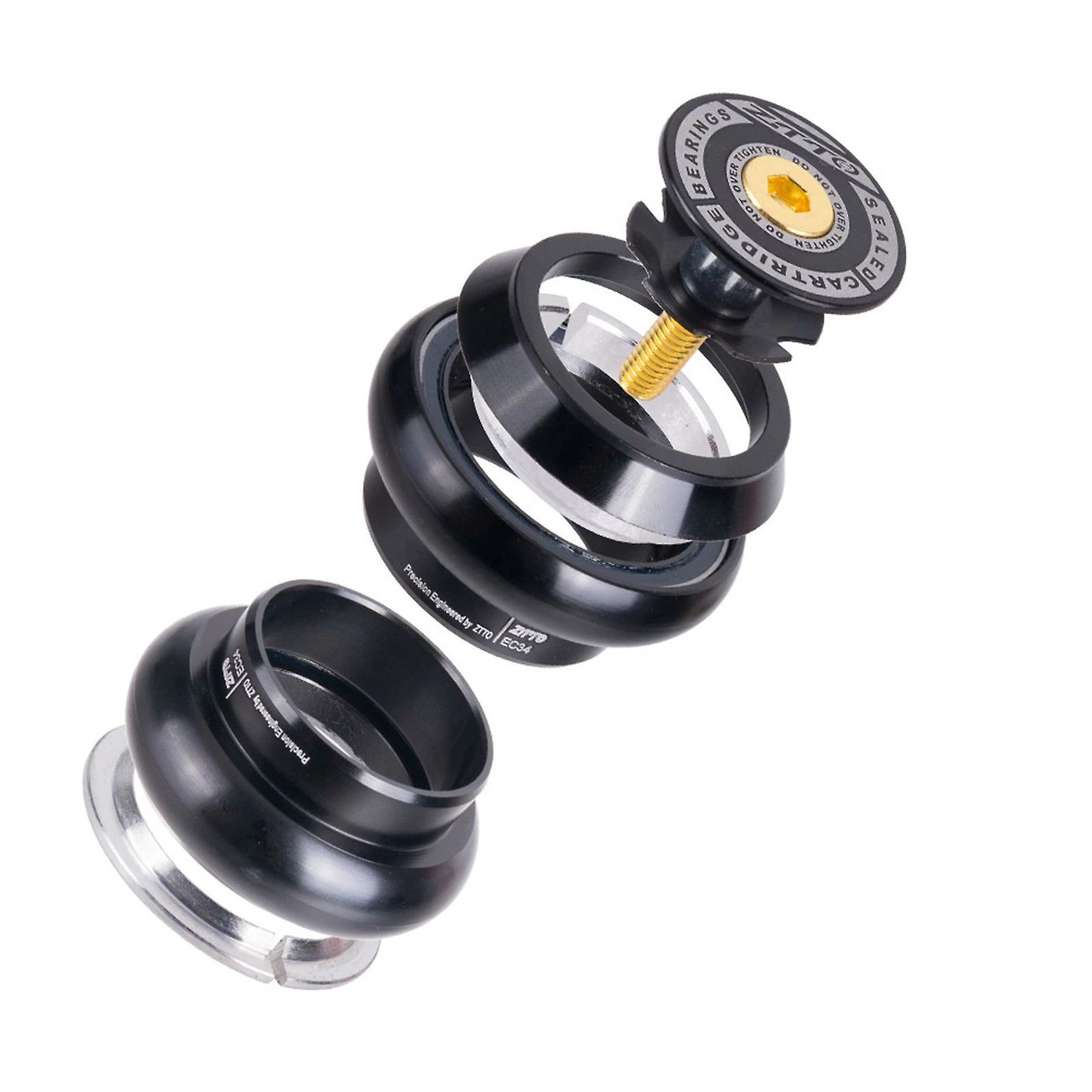 Unbrand Road Mtb Bike Casque 34mm Ec34 CNC 1 1/8 28.6 Straight Tube Fork Internal – Image 3