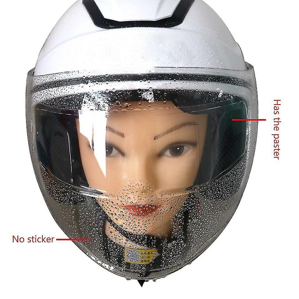 Unbranded Casque Universel Clear Anti-fog Casque De Moto Lentille Films Résistants Au Brouillard – Image 2