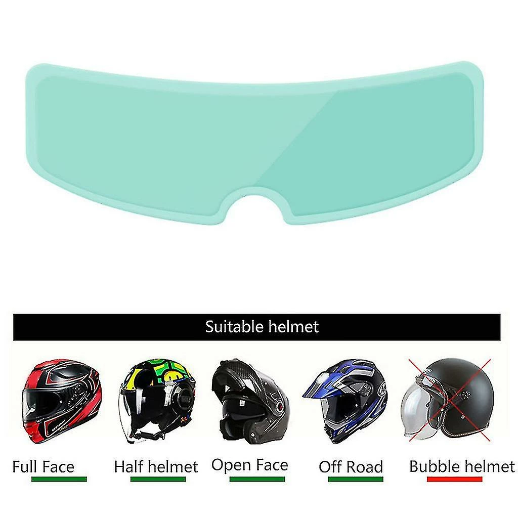 Unbranded Casque Universel Clear Anti-fog Casque De Moto Lentille Films Résistants Au Brouillard – Image 3