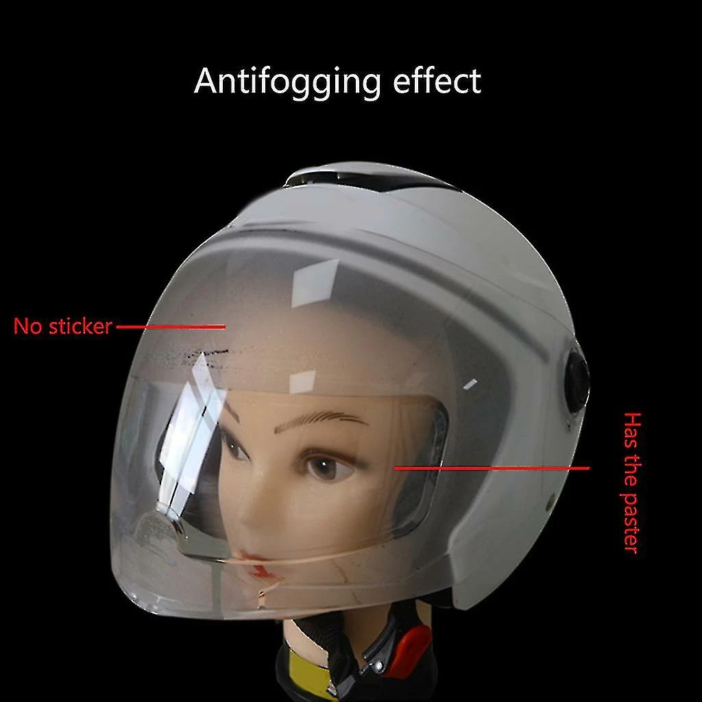 Unbranded Casque Universel Clear Anti-fog Casque De Moto Lentille Films Résistants Au Brouillard – Image 5