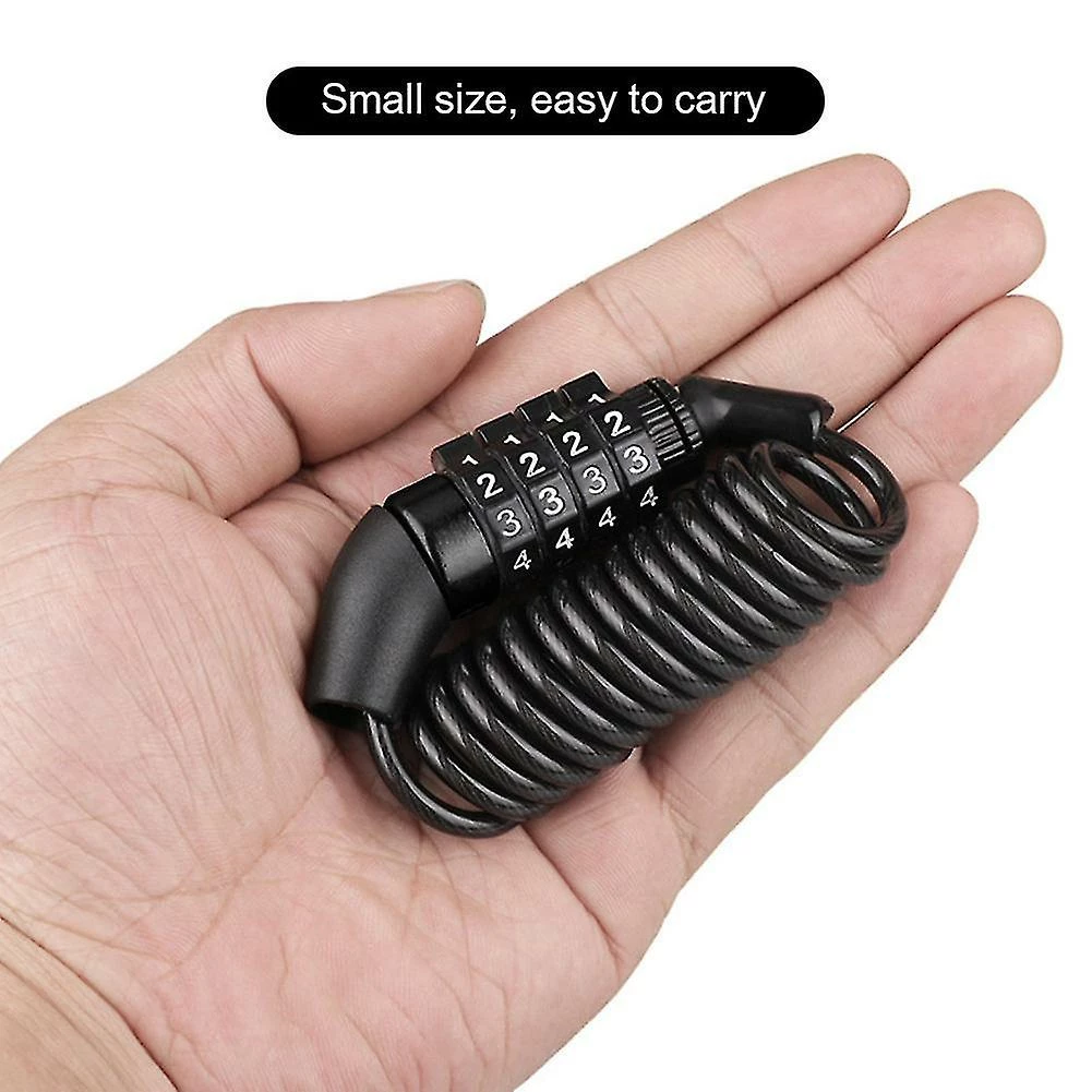 Unbranded Vélo / Scooter / Casque Et Verrouillage De Coussin De Vélo Avec Code Intelligent à 4 Chiffres – Image 2