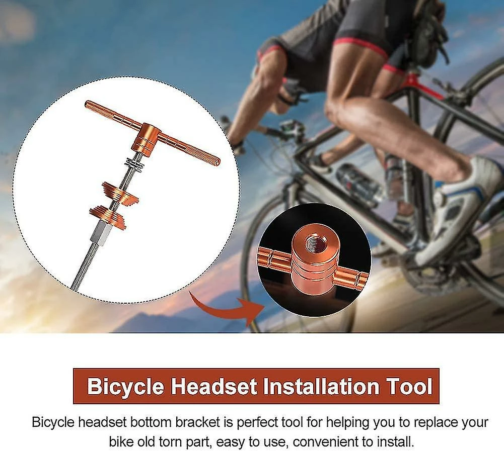 Nufasion Casque De Vélo Tasse Et Pédalier Installation De Presse Outil Vélo Casque Press-in Outil Vélo Roulement Dossier De Presse Réparation De Vélo Accessoires Roulement Dans – Image 3