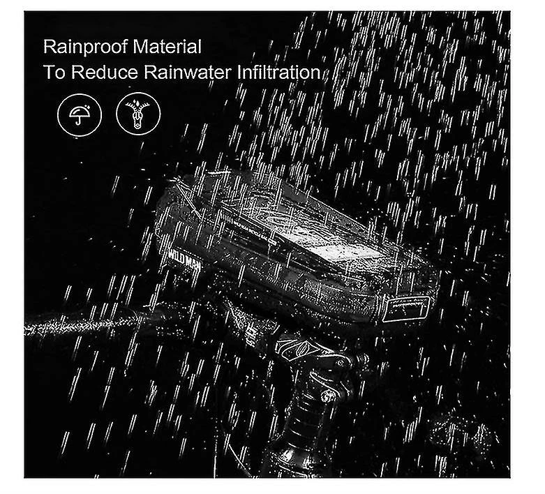 Unbranded Sac De Vélo Imperméable à L’eau écran Tactile MTB Bag Top Front Tube Frame Bag Quick Release Accessoires De Vélo Avec Prise Casque (noir) – Image 3