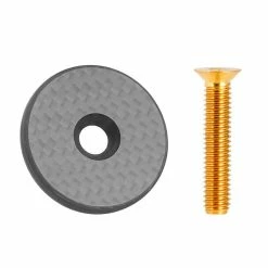 Unbranded Casque De Vélo Top Cap 28.6mm 1-1 / 8 Pouces Steerer Fork Tube Casque Cap Couvercle