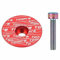 Unbranded Housse De Capuchon De Vélo De Montagne Et Vis 1 1/8 Pouces Casque De Vélo Top Cap & Bolt