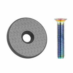 Unbranded Casque De Vélo Top Cap 28.6mm 1-1 / 8 Pouces Steerer Fork Tube Casque Cap Couvercle