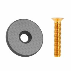 Unbranded Casque De Vélo Top Cap 28.6mm 1-1 / 8 Pouces Steerer Fork Tube Casque Cap Couvercle