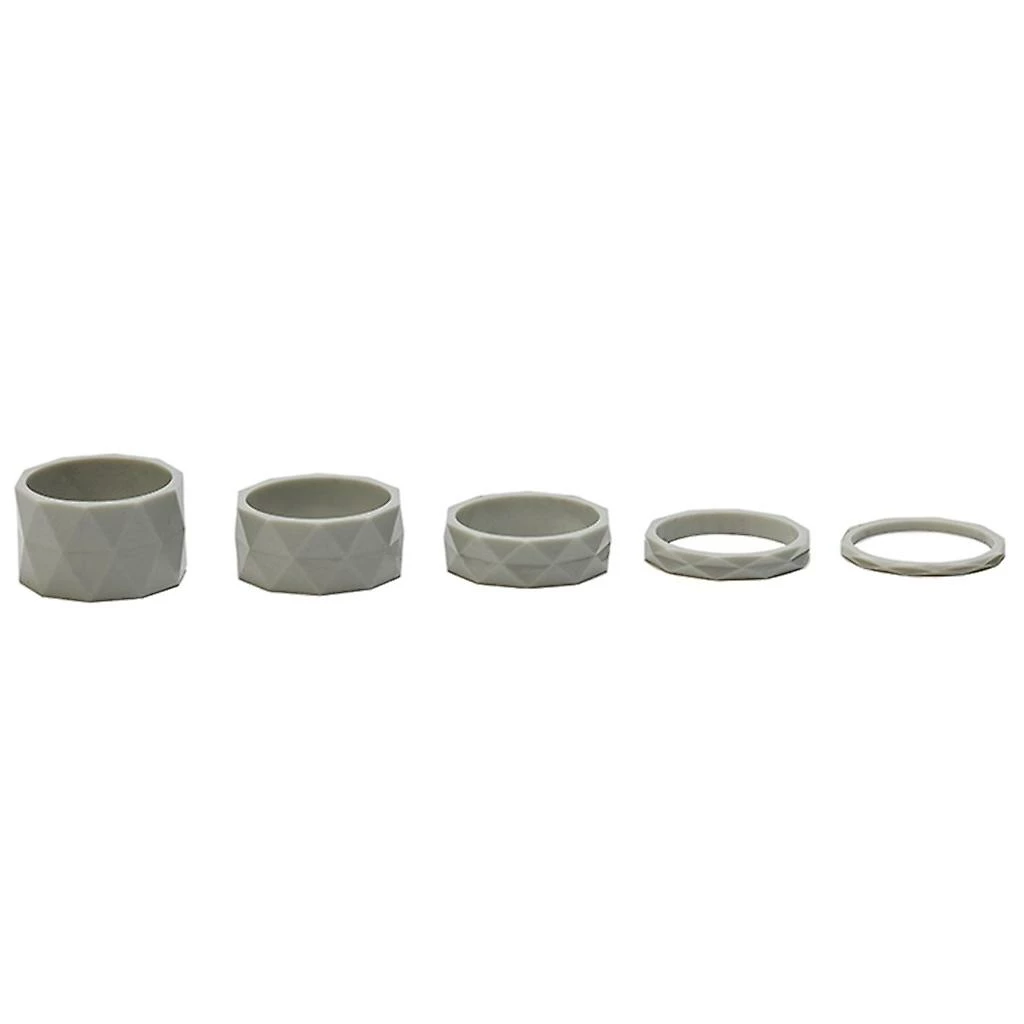 Unbranded 5pcs Fibre De Carbone Bicyclettes Casque Entretoises Set Threadless Bike Front Stem Fork