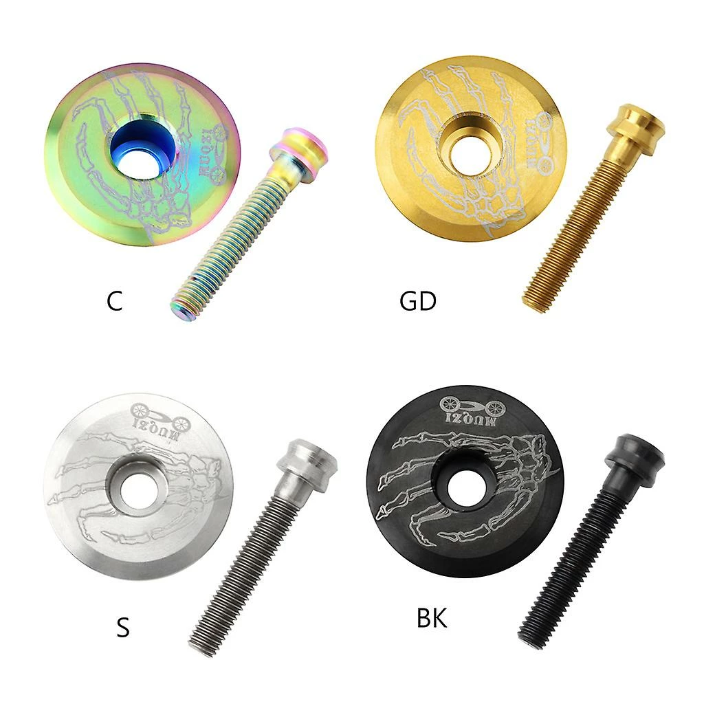 Unbranded MTB Road Bicycle Headset Top Cover Avec Boulons, Casque De Vélo Top Cover – Image 3