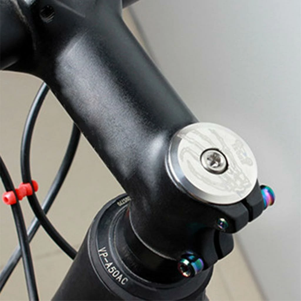 Unbranded MTB Road Bicycle Headset Top Cover Avec Boulons, Casque De Vélo Top Cover – Image 4