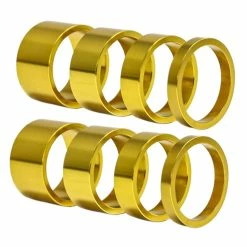 Nw 1776 Compatible Aveccompatible Avec4pcs / Set 5/10/15 / 20mm Casque En Alliage D’aluminium Stem Spacer, Or