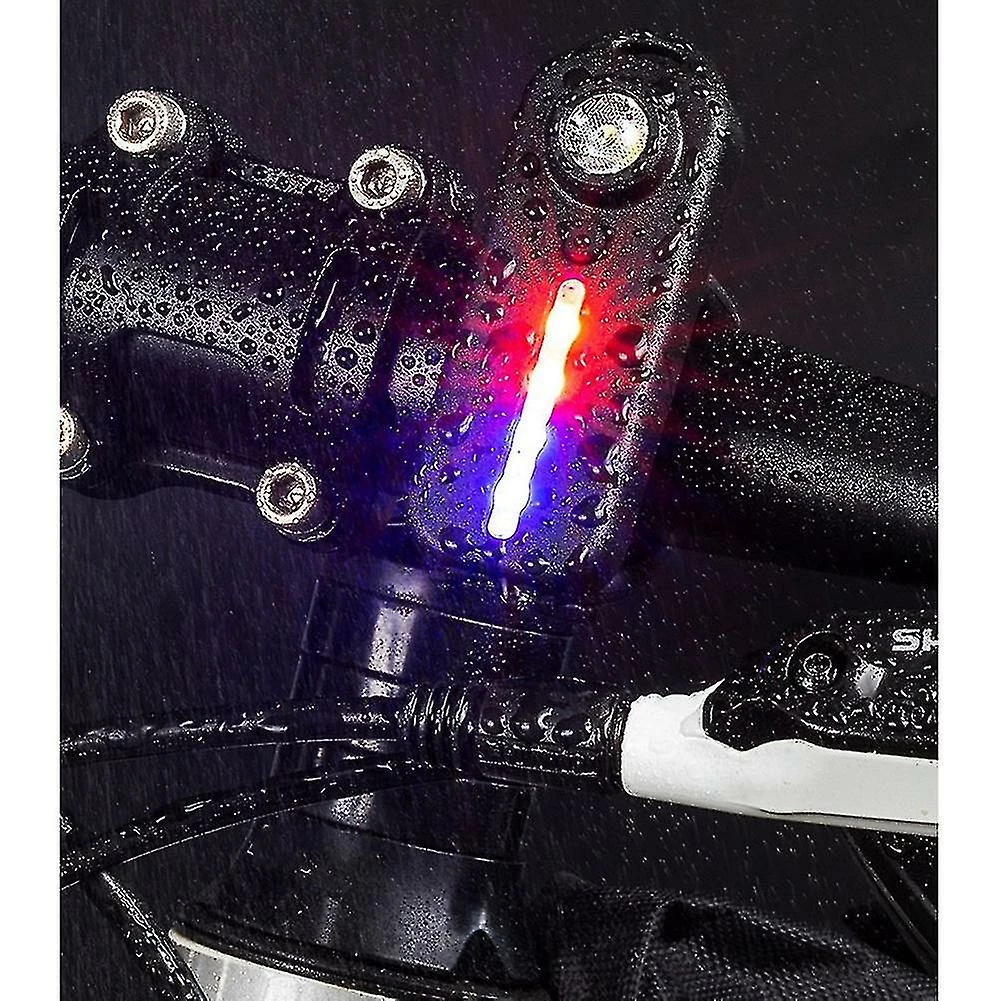 Nw 1776 Compatible Aveccompatible Avec Rouge Bleu Vélo Feu Arrière Feu D’avertissement De Sécurité Feu Arrière Feu Arrière Casque Lumière,b – Image 3