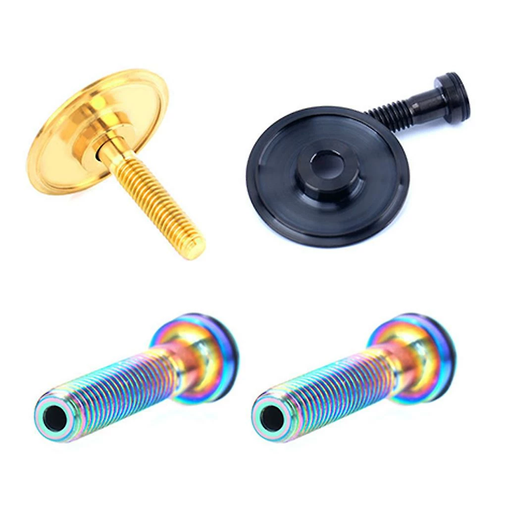 Unbranded Léger Pour Casquette De Vélo En Alliage De Titane + M6 * 30mm Casque De Vélo Tige Bolt Casque Vis Bicycle Parties – Image 4