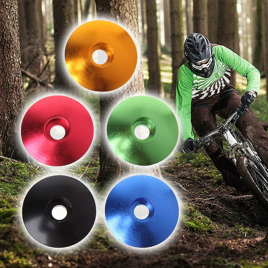 Unbranded Nouveau Capuchon De Casque De Vélo 28.6mm étanche à La Poussière Top MTB Bike Stem Cover Alliage D’aluminium – Image 3