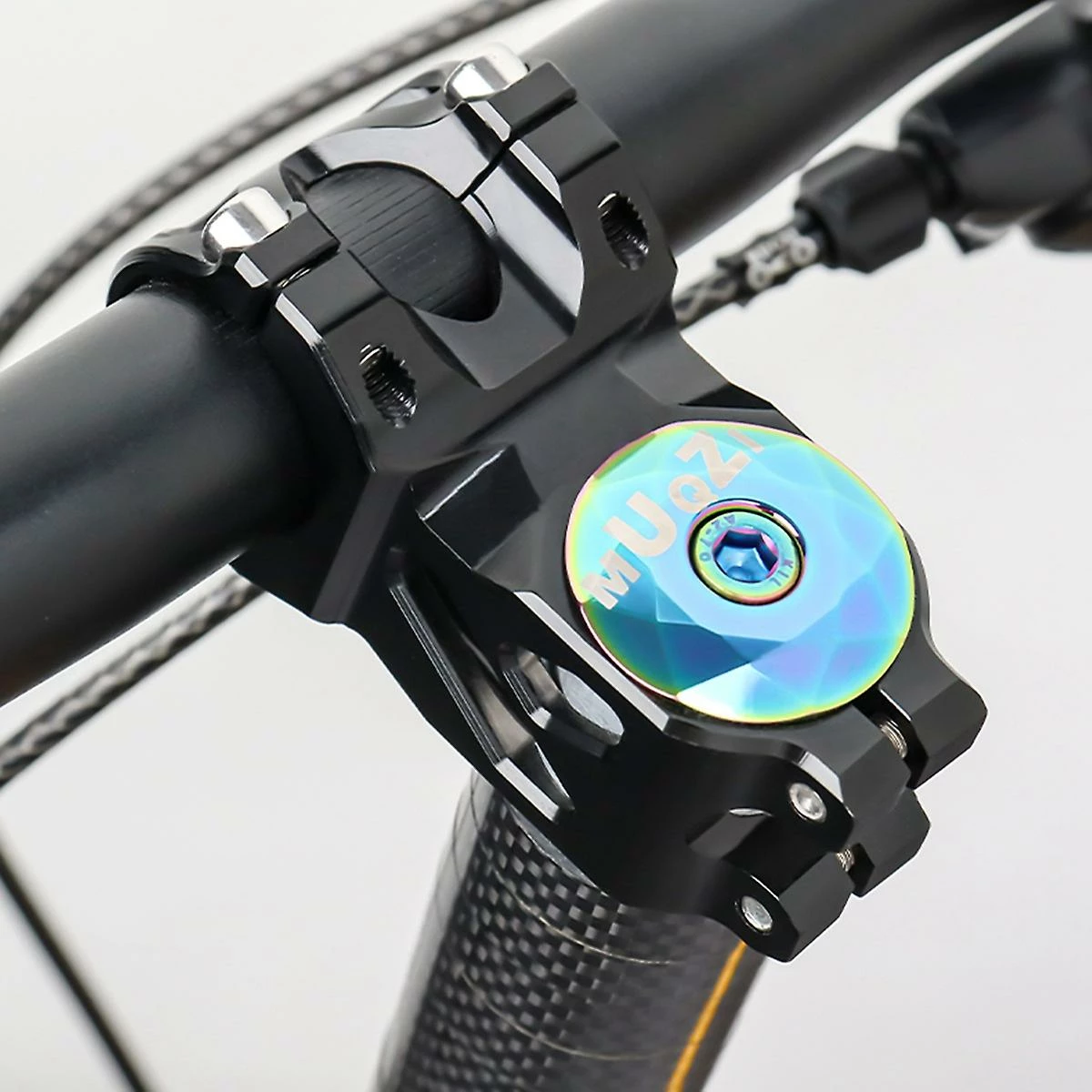 Unbranded Casque Tige Vélo Couverture De Casque Avec Vis M6x30mm Pour Accessoire De Vélo Pliant De Route, Or – Image 2