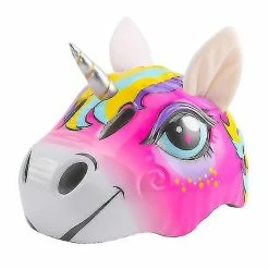 Unbranded Casque De Tout-petit Casque De Vélo Licorne Pour Filles Avec Feu Arrière