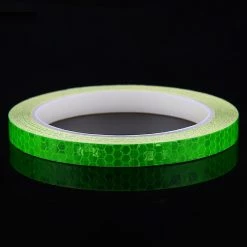 Alisili 1cm * 8m Autocollants De Vélo Ruban Réfléchissant Fluorescent VTT Vélo Bandes De Vélo Cyclisme Bandes De VTT Pour Casque De Vélo Moto Scooter
