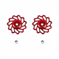 Cikonielf Poulie En Céramique De Vélo 2 X Poulie De Dérailleur Arrière De Roue Jockey En Alliage CNC Pour Vélo De Route Vt - Avis / Test