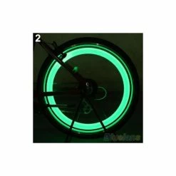 LED Lumière De Lampe Ampoule Sécurité Lumineux Vélo De Bicyclette Pneu De La Roue De Voiture Vert@HT - Avis / Test