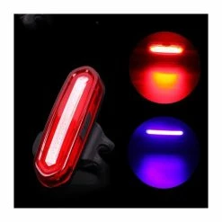 Red And Blue Light -Feu Arrière Pour Roue De Vélo, 1 Pièce, étanche, Led, Rechargeable Par Usb, Pour Cyclisme - Avis / Test